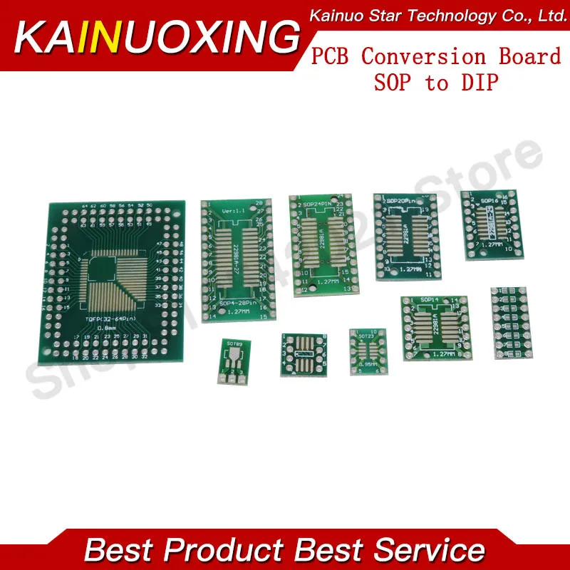 10PCS Transfer Board DIP Pin Board Pitch Adapter SOT89 SOT223 SOP14 SOP20 SOP24 TSSOP8 SSOP8 SOP8 to DIP8 DIP PCB SOP-8 SOP