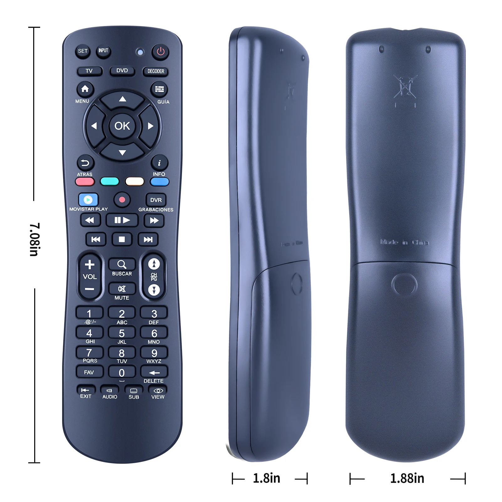 Remote control for Movistar decoder - all models 12959902