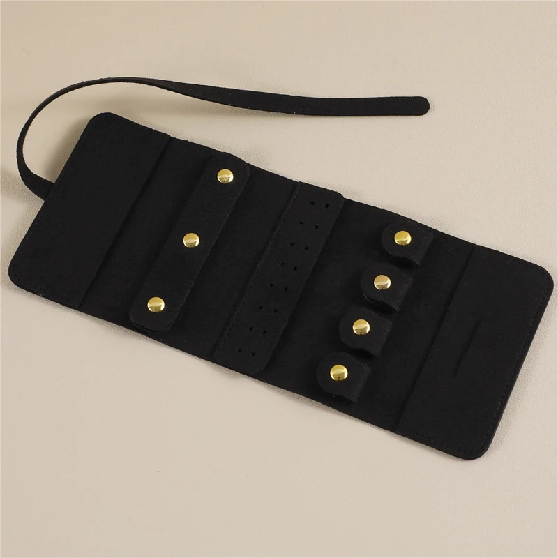 Jewelry Storage Bag Travel Portable Jewelry Organizer Foldable Case For Bracelet Ring Necklaces Earring Travel Protect Bags