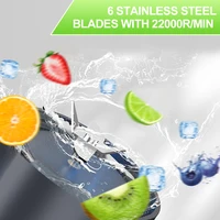 Electric Portable Juicer Fresh Fruit Mixer 700ML Multifunctional USB Rechargeable Shakes Smoothie Blender Outdoor Mixing Cup 3