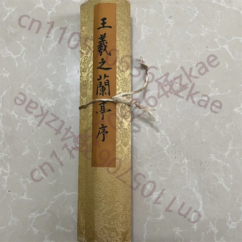 China Ancient Picture Paper,Calligraphy,Preface to Wang Xizhi's Orchid Pavilion,  Long Scroll Painting