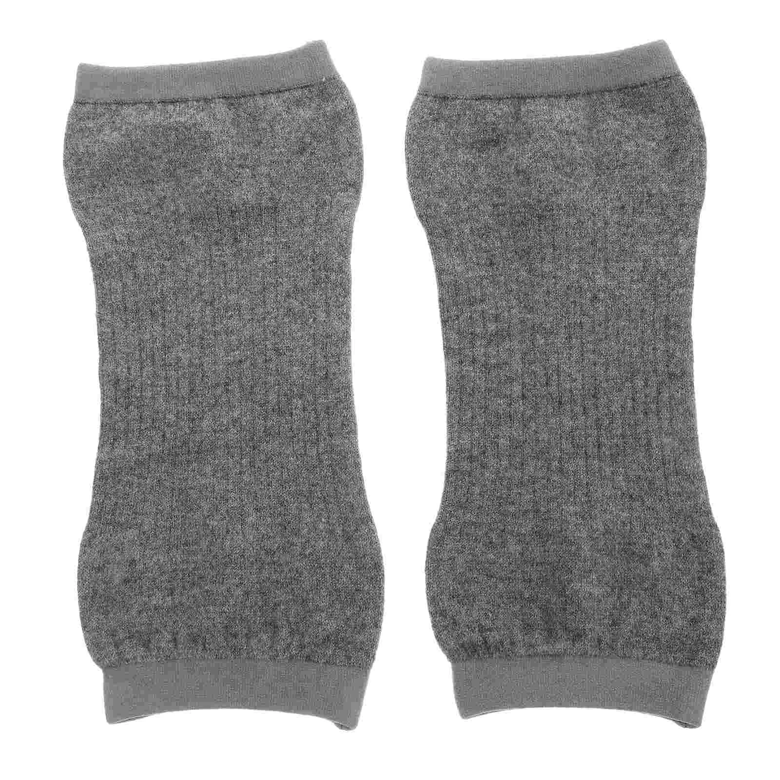 

Fur Leg Warmers Heated Socks Cashmere Kneepad Comfortable Women's Protection Brace