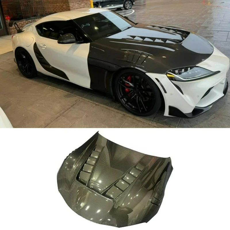 

Функциональный вентилируемый капот из углеродного волокна FORToyota Supra A90 A91 MK5 Seibo-TV Style