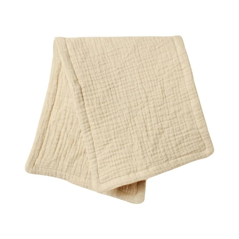 

6-layer Baby Burp Cloth Rectangle Drooling Bib Soft Teething Bib Absorbent Saliva Towel Breathable Cotton Shoulder Pad