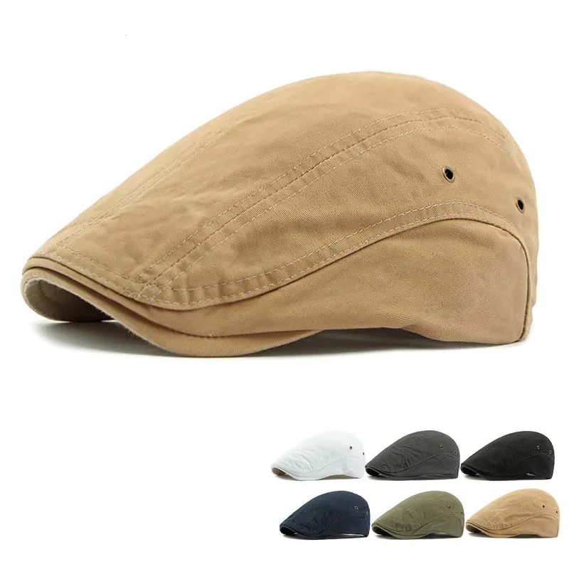

Berets Caps for Women Men Reversible Hat Men's Beret British Retro Sun Protection Female Hats Causal Mens Cap Classical