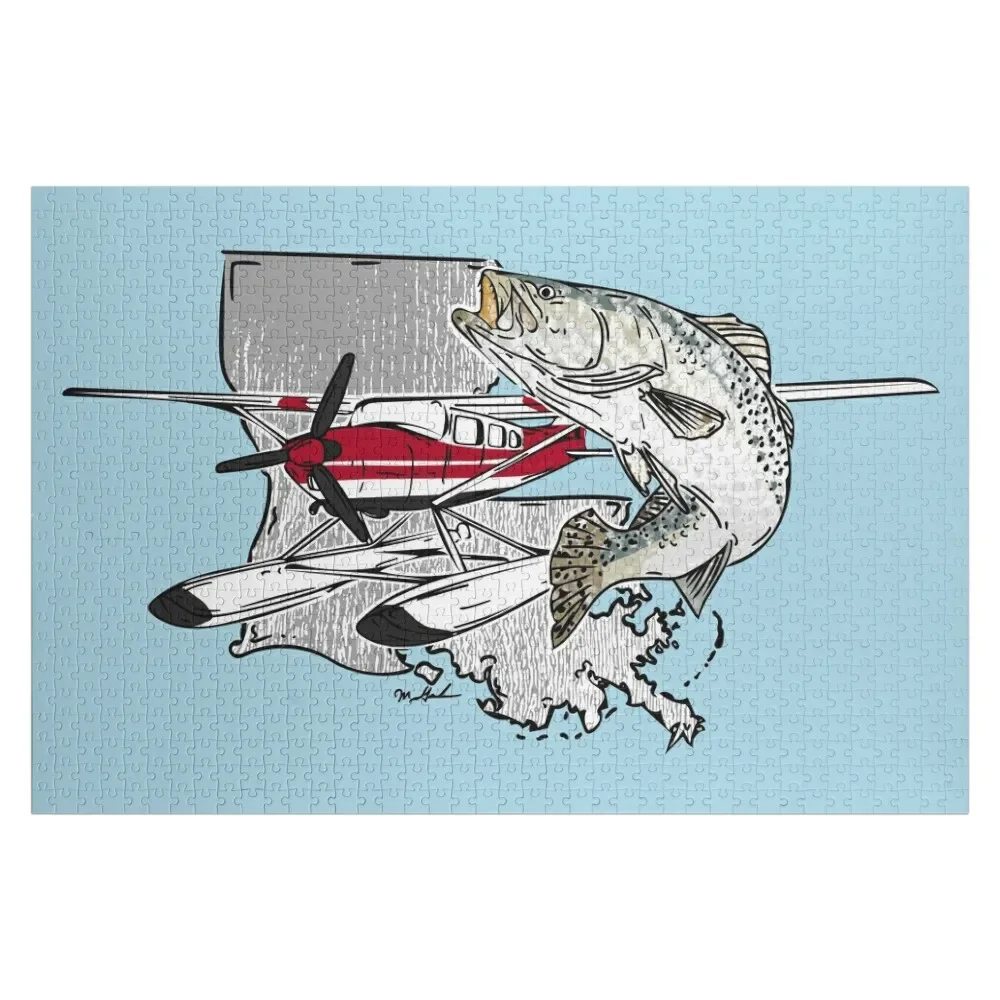 

Sea Plane Base Louisiana Jigsaw Puzzle Wood Animals Custom Puzzle