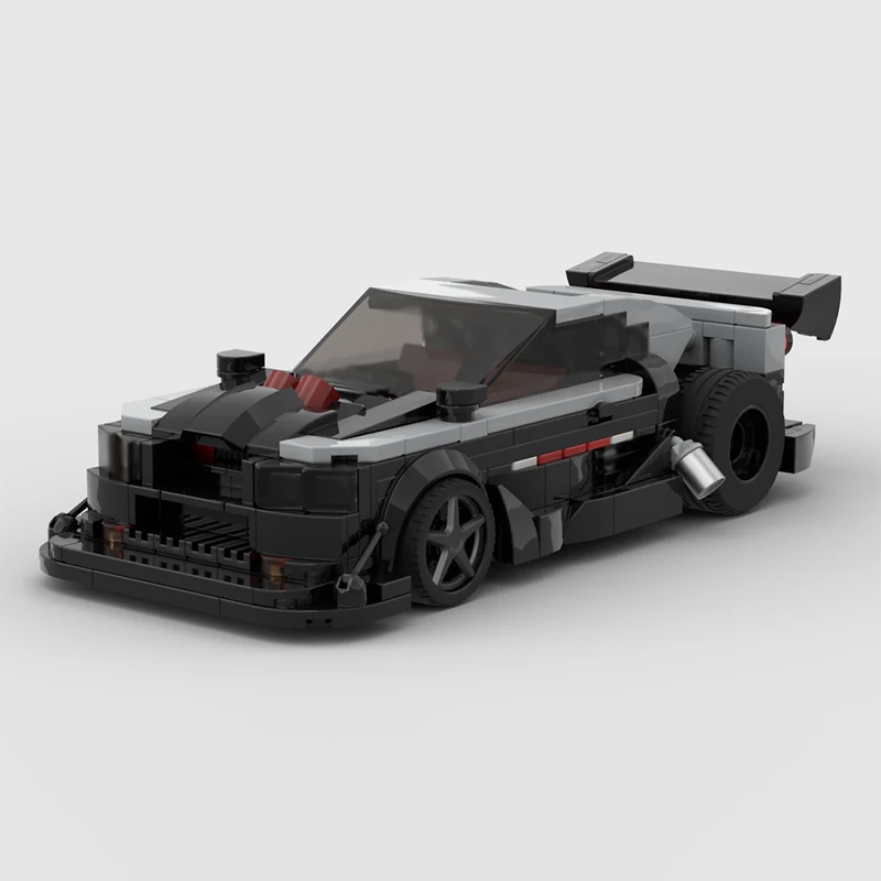 Speed Racing Car Model MOC Building Bricks R34 GTR Pikes Peak Car Modular Technology Children Holiday Gifts Assemble Toys Suit
