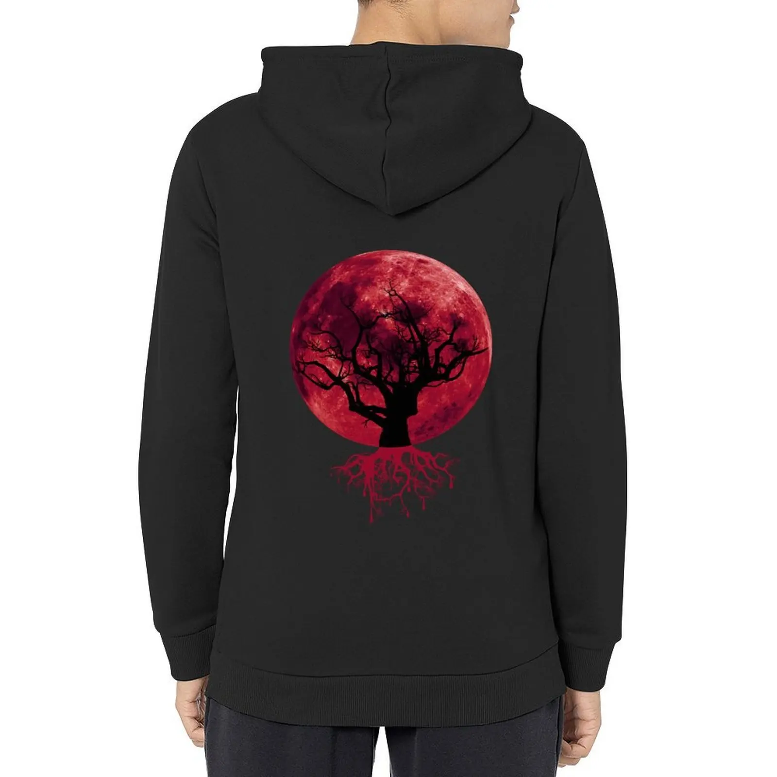 

blood moon Hoodie men clothing men's winter sweater men's sweat-shirt set hooded shirt autumn hoodie