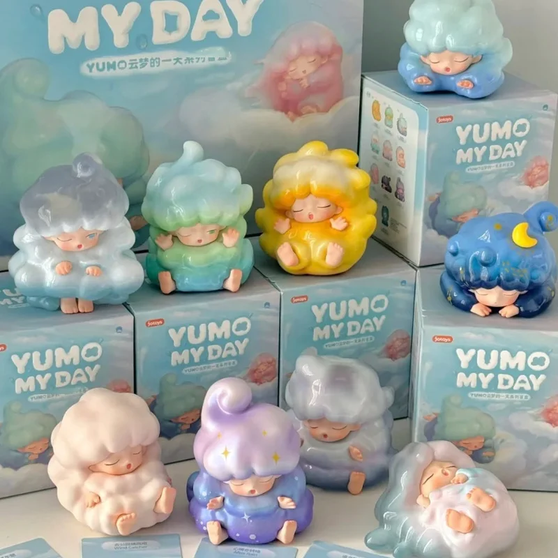 

Подлинная серия Yumo My Day, слепая коробка, настольные декоративные украшения, игрушка ручной работы, кукла, прекрасный подарок-сюрприз на день рождения