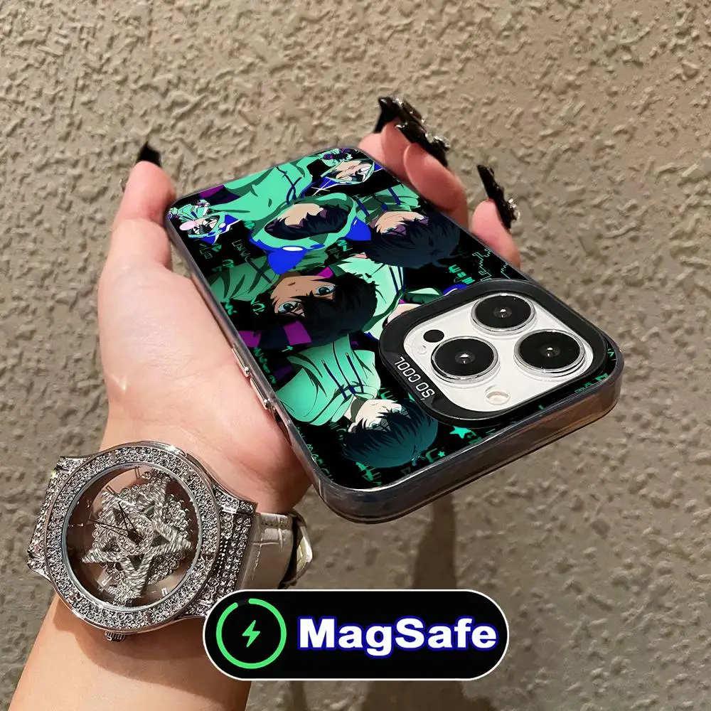 

Чехол для телефона SK8 Infinity Miya Chinen для iPhone 17 16 15 14 13 12 11 Air Pro Max Plus MagSafe, полупрозрачный, цветной, люксовый