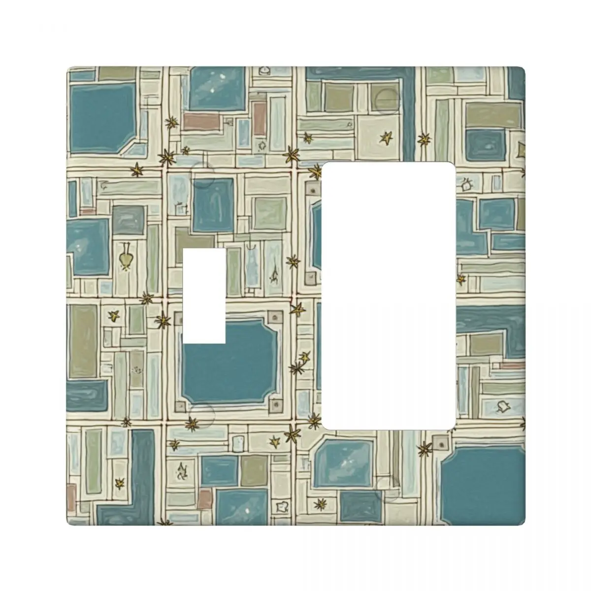 

Настенная панель, декоративная пластина выключателя света, настенные панели выключателя для ванной комнаты, крышка розетки золото, 2-позиционный переключатель