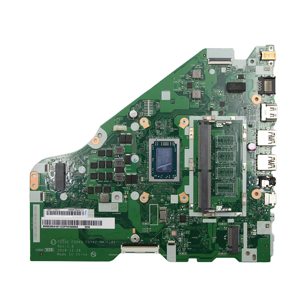 Imagem -02 - Placa-mãe para Laptop Lenovo Ideapad L34015api Nm-c101 Cpu R33200u R5-3500u R7-3700u A300u 0g 4g 5b20s41811 5b20s41817