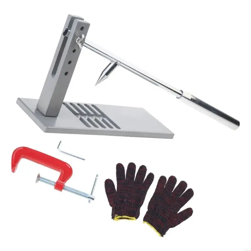   Professional Oysters Shucker Set With Suction Base Stainless Steel Opener Tool For Kitchen Seafood