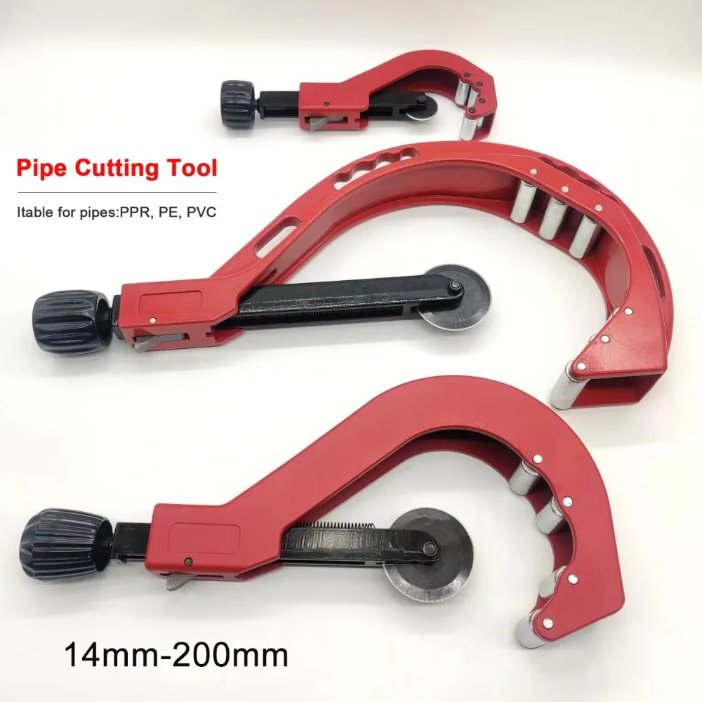 

Металлические ножницы для труб 14-200 мм, для ПВХ, ППР, ПЭ, с подшипником, роликовые, для резки медных труб, с одним лезвием