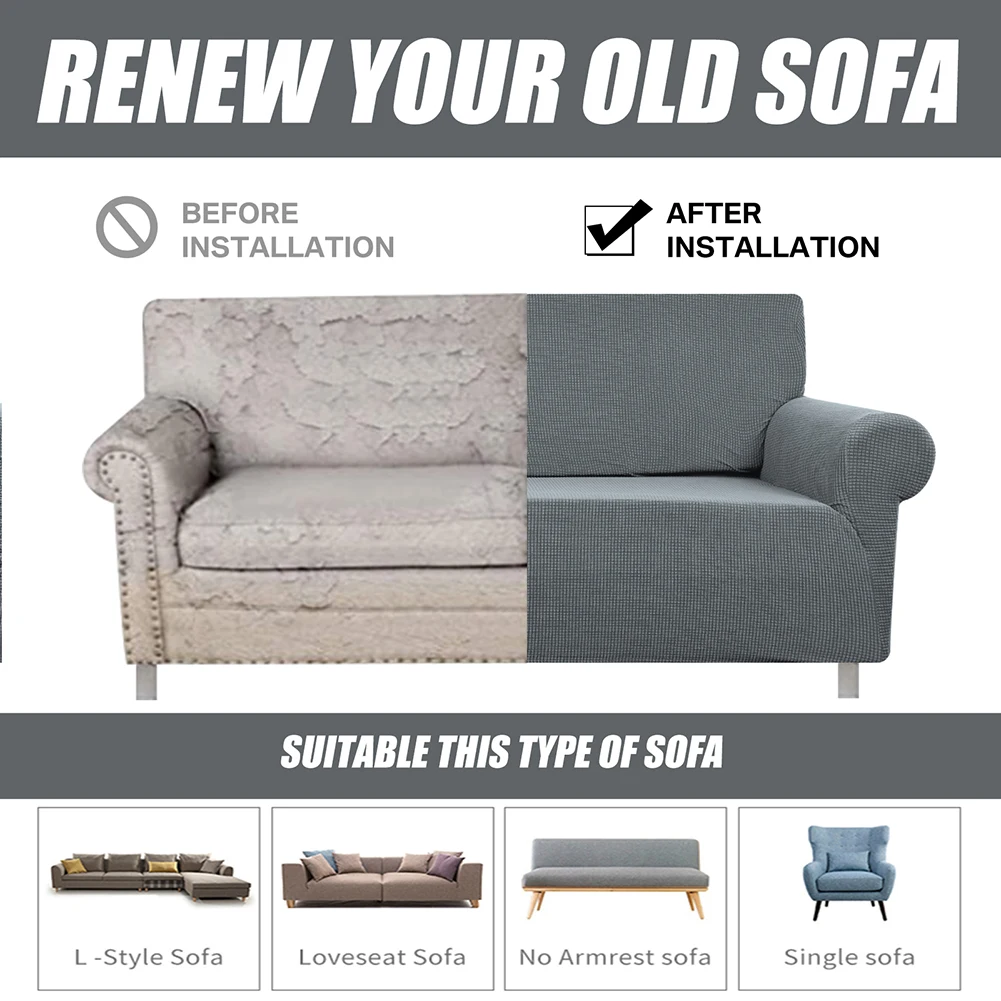 Stretch Jacquard Sofa Cover 2