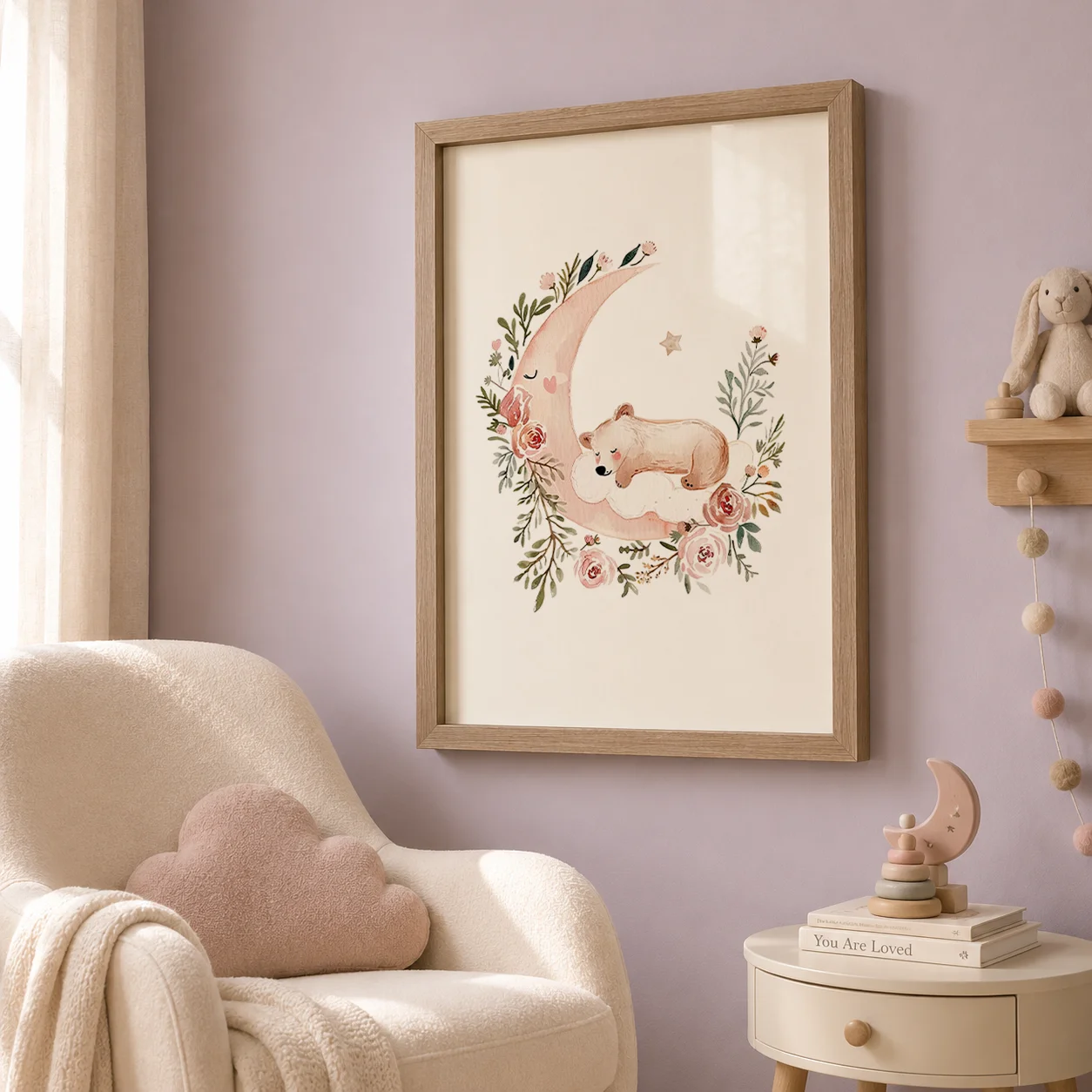 Nursery Flower Wall Art, Cute  - Baby Boy Nursery Quotes recension och pris