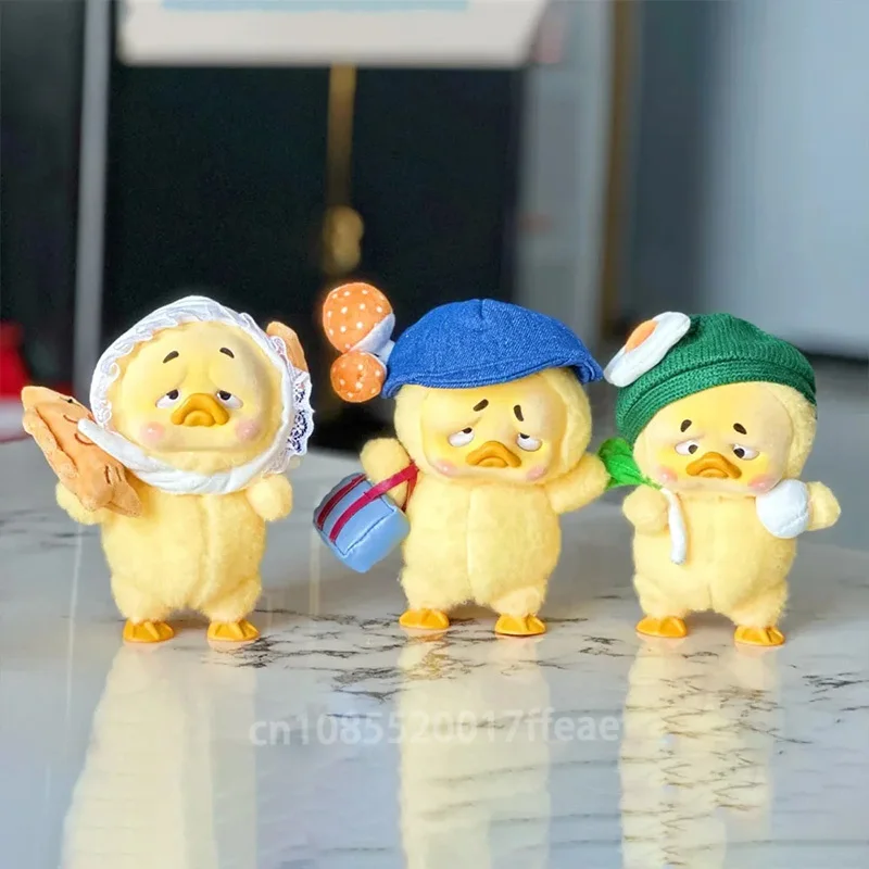 In Stock Upset duck Work Upset Me Series Blind Box Duck Action Figure Decor Collectible Model Toy Mystery Box Cute Surprise Gift