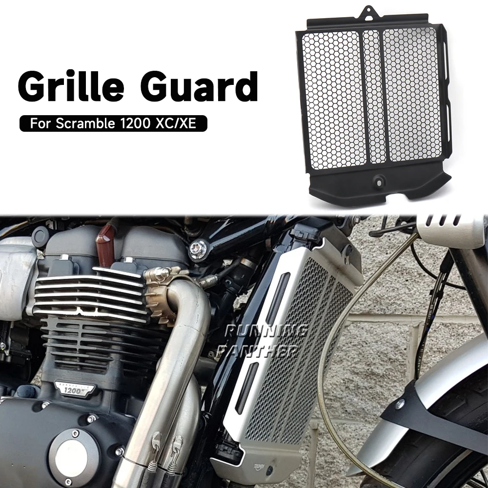 

Для SCRAMBLE 1200 XC Scramble радиатора 1200 XE аксессуары для мотоциклов, защитная решетка, крышка, серебристый, черный, новый