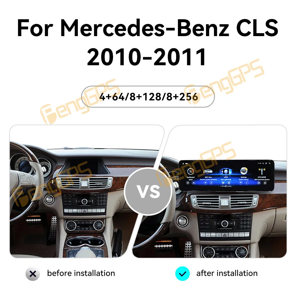 

Для Mercedes-Benz CLS 2010-2011 14,9-дюймовый автомобильный радиоприемник, беспроводной Carplay, автомультимедийный плеер, GPS-навигация, экран, стерео головное устройство