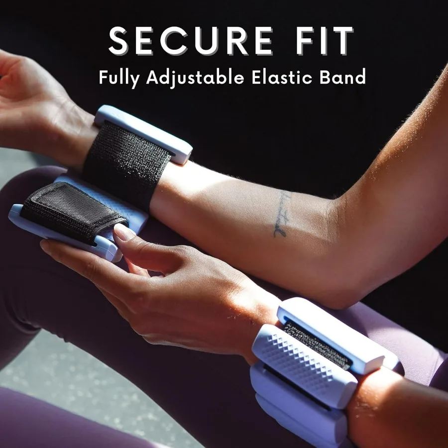 أوزان الكاحل للمعصم من Polyfit زوج واحد من أوزان الكاحل يمكن ارتداؤها للنساء والرجال مثالية لممارسة اليوغا والمشي والجري والرقص