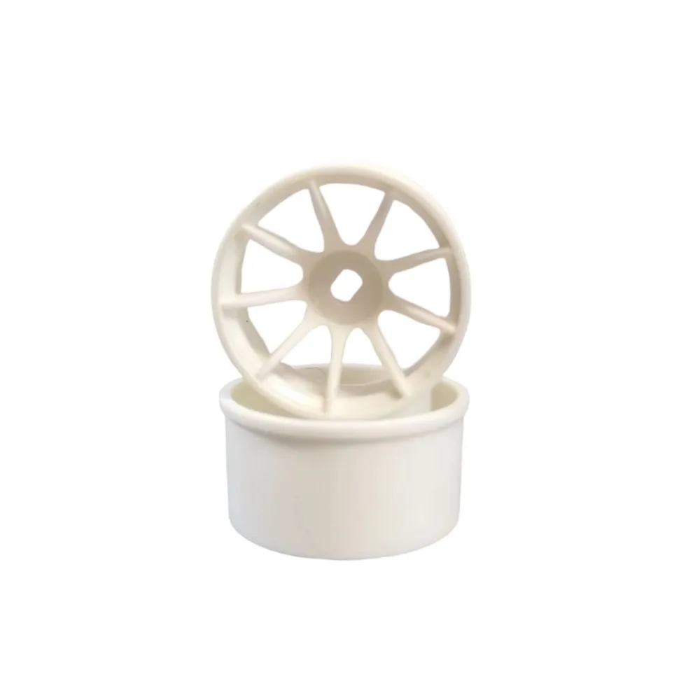 DXR 1/28 Kyosho MINIZ AWD Machine Cutted Light Weight Wheel White 2Pcs XRM003-N XRM003-W