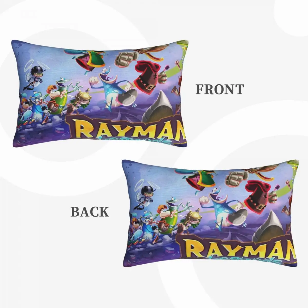 ألعاب الكرتون Rayman Legends مستطيل المخدة غطاء الوسادة ديكور غرفة نوم السرير المنزل الراحة رمي وسادة #5