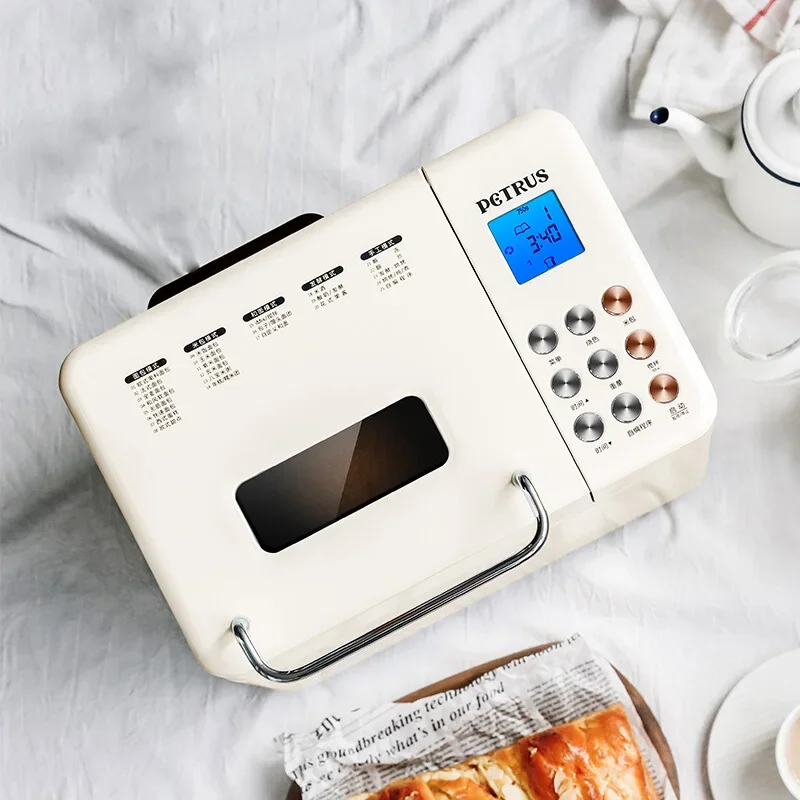 220V Petrus Bread Maker Automatic Multifunctional Toaster with Fruit Dispenser for Home Use DAC