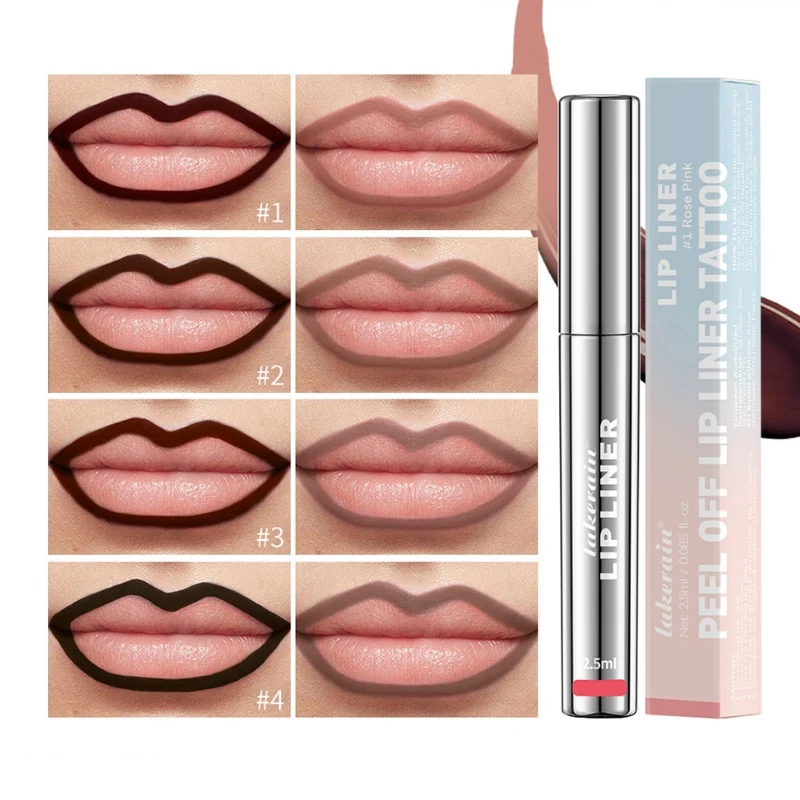 Lip Liner Peel Off Tattoo Lipgloss Waterproof Long Lasting Matte Lip Tint  Color Changing Tear Off Lipstick Stain Cosmetic