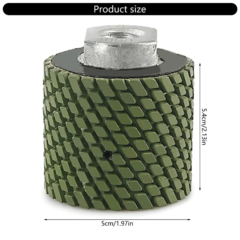 M14 Angle Grinder Drum Grinding Wheel Professional Rotary Tool Attachment Buffing Wheel for Rock Granite Concrete Drop Shipping
