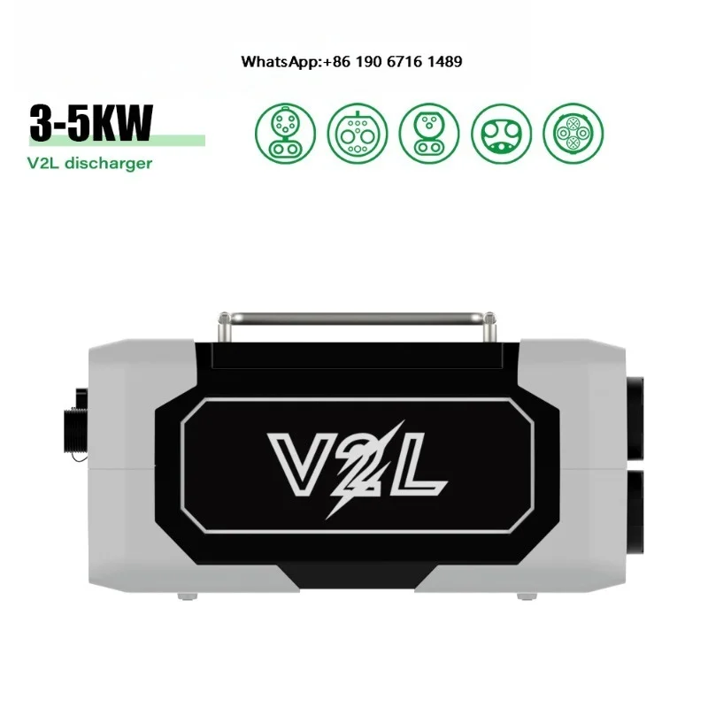 V2L New Portable Electric Car Charger EV Charger with CHADEMO Interface 2kW/3.5kW Output