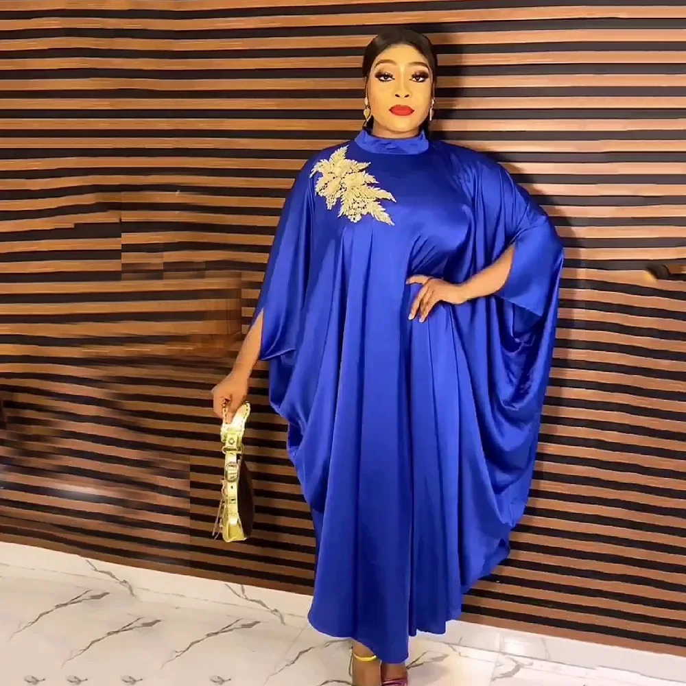 Customized Plus Size Two Piece Set African Dresses For Women 2023 Summer Chiffon Maxi Robe Ankara Dashiki Ladies Clothing Party