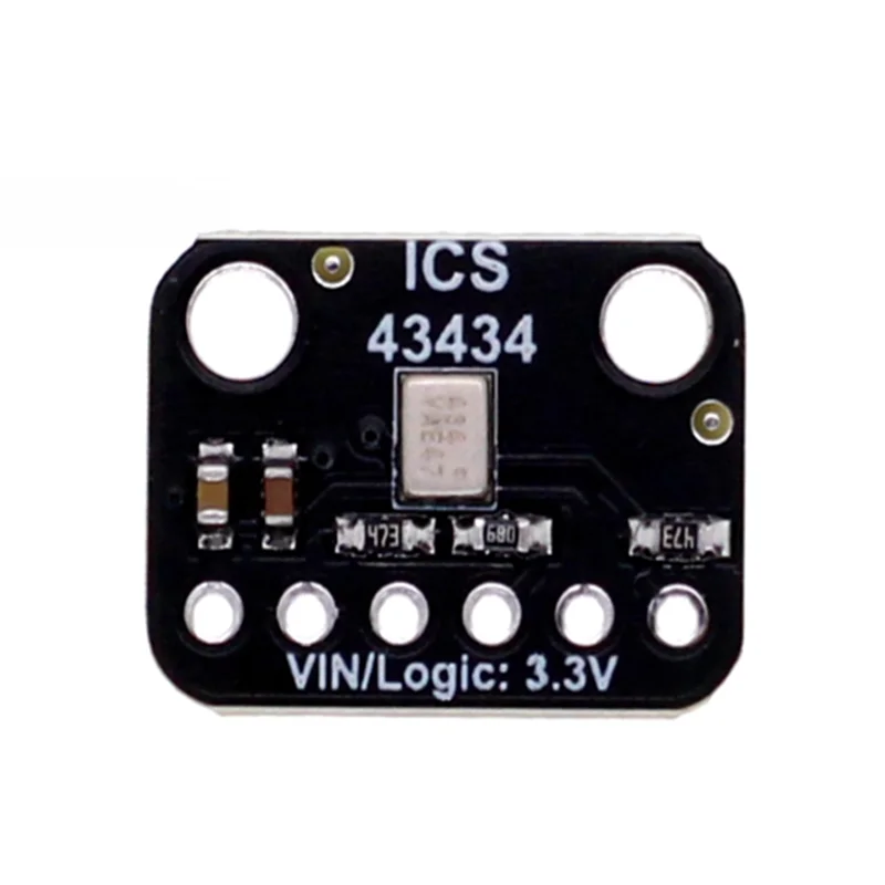1 قطعة تيار مستمر 1.5 فولت-3.6 فولت ICS-43434 I2S MEMS وحدة ميكروفون مرشح تمرير منخفض وحدة صغيرة غير ملحومة 50 هرتز-20 كيلو هرتز #5