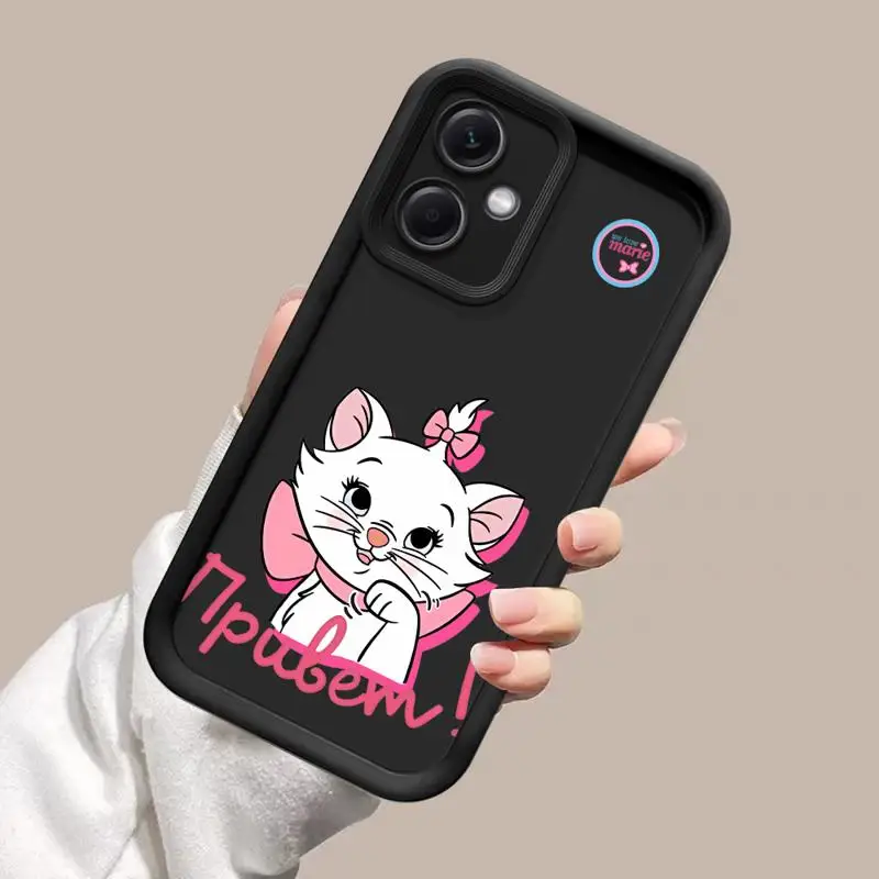 Custodia per telefono Disney Cute Marie Aristocats per Redmi Note 12 13 5G 10Pro custodie 11 10 12S 13pro 4G 11S 12proplus fundas 11Pro Cover