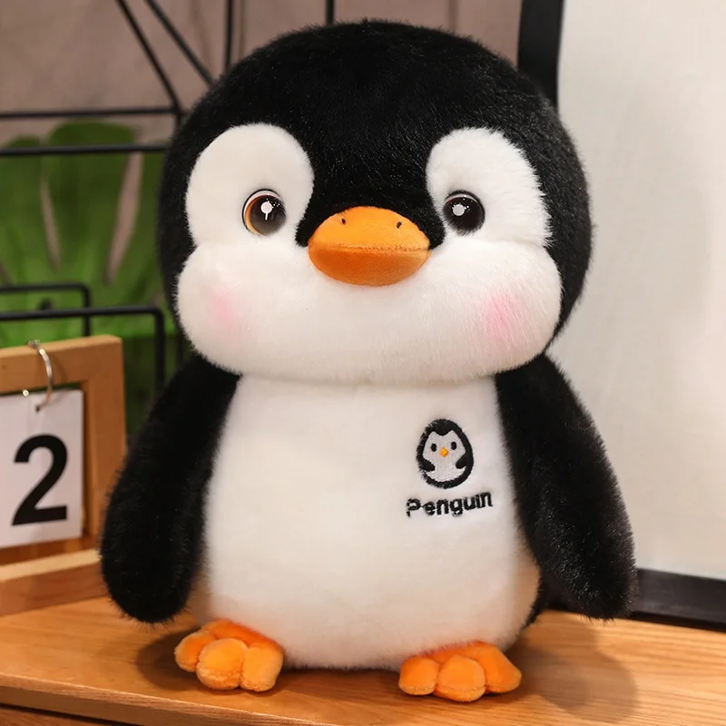 高品質ソフトファットペンギンぬいぐるみかわいい黒ペンギン毛皮人形おもちゃ家の装飾おもちゃ子供の誕生日プレゼント