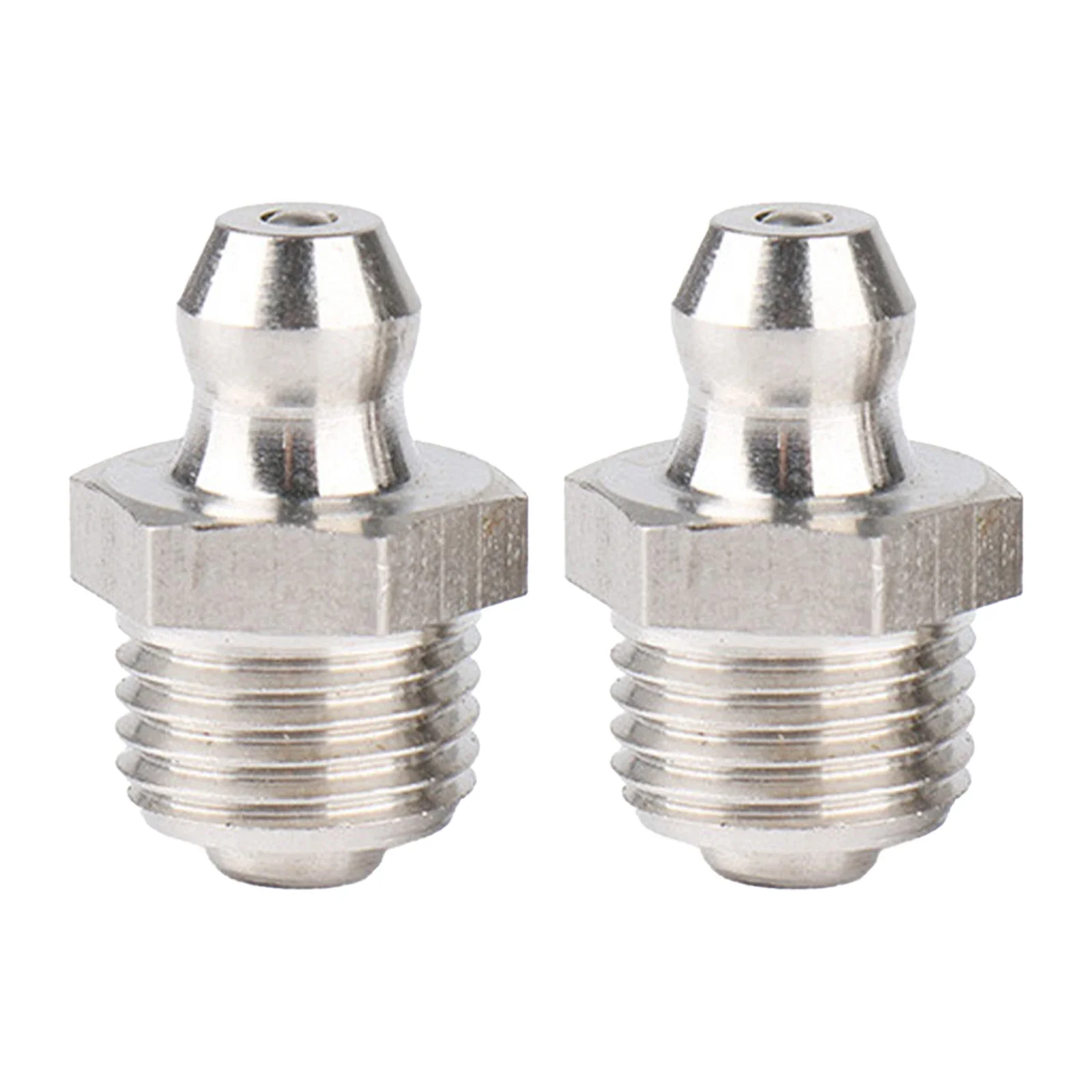 2pcs M10*1 Grease Nipple Straight Grease Nipple For Motorcycle Car 304 Stainless Steel Grease Zerk Nipple Fitting For Grease
