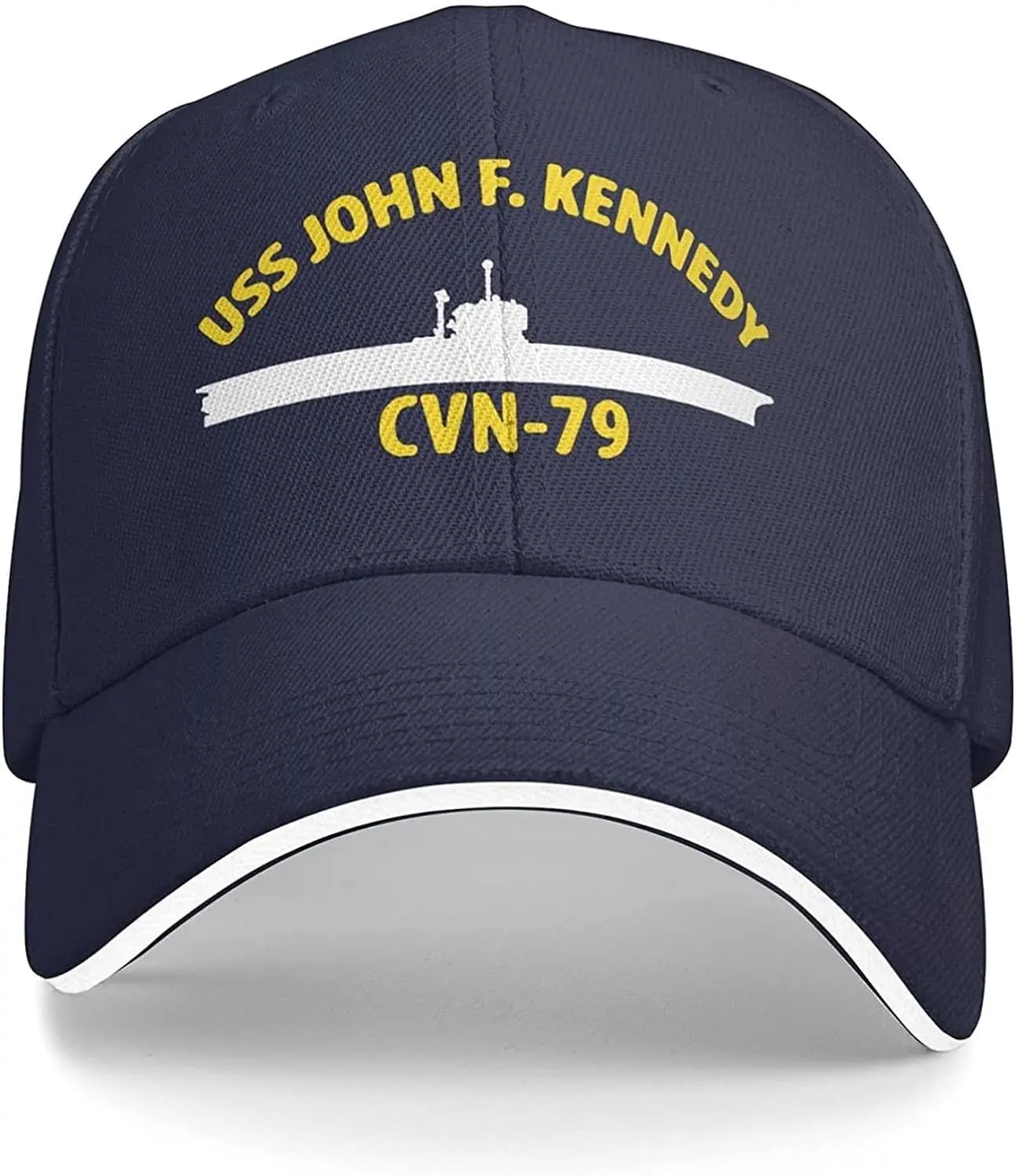 USS John F Kennedy CVN-79  Baseball Cap Adjustable Dad Hat