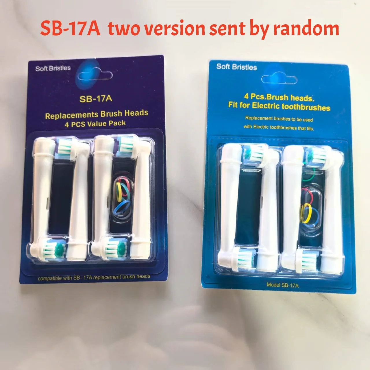 Wholesale 4/16/20/80pcs Set/lot Electric Toothbrush Head For Oral B Sensitive Replacement Brush Heads D25 D30 D32 D18 4739 3709 image 6