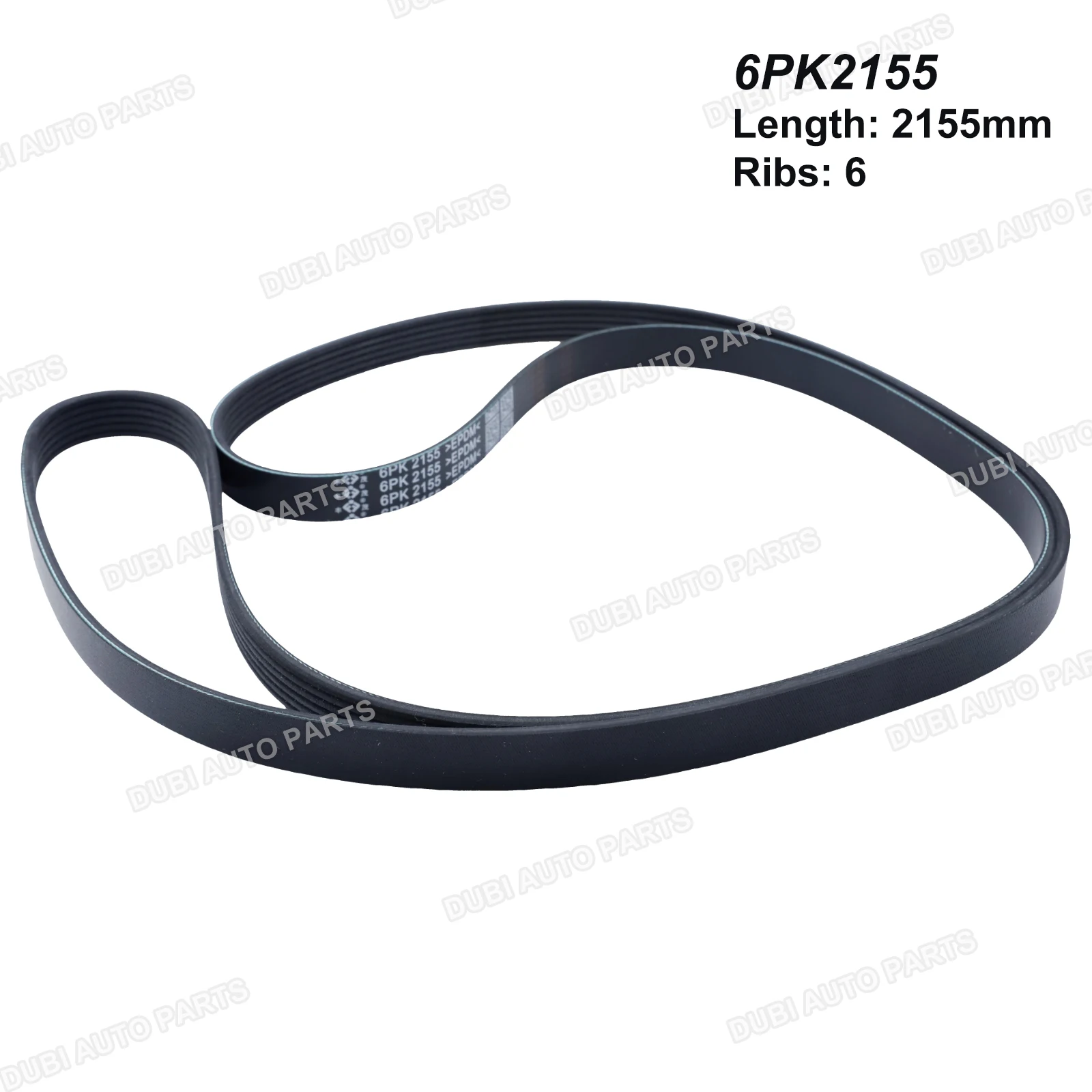 6PK2155 V-Ribbed Belt For MERCEDES-BENZ W202 W210 X204 C220 E230 GLK220 SLK200 SSANGYONG ACTYON KYRON SUBARU FORESTER LEGACY XV