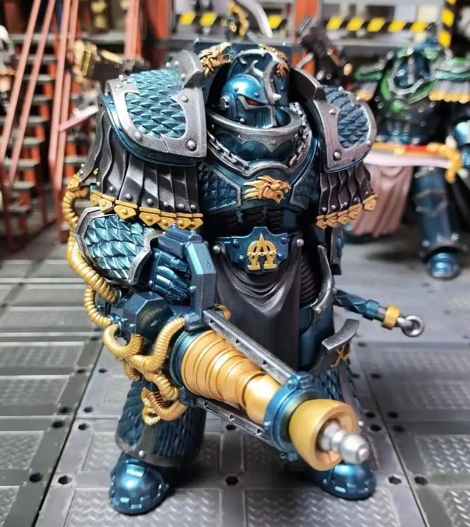 

【JOYTOY】Warhammer 40K The Horus Heresy Alpha Legion Praetor в катафоктии Терминатор Броня Лерномор Терминатор Игрушка