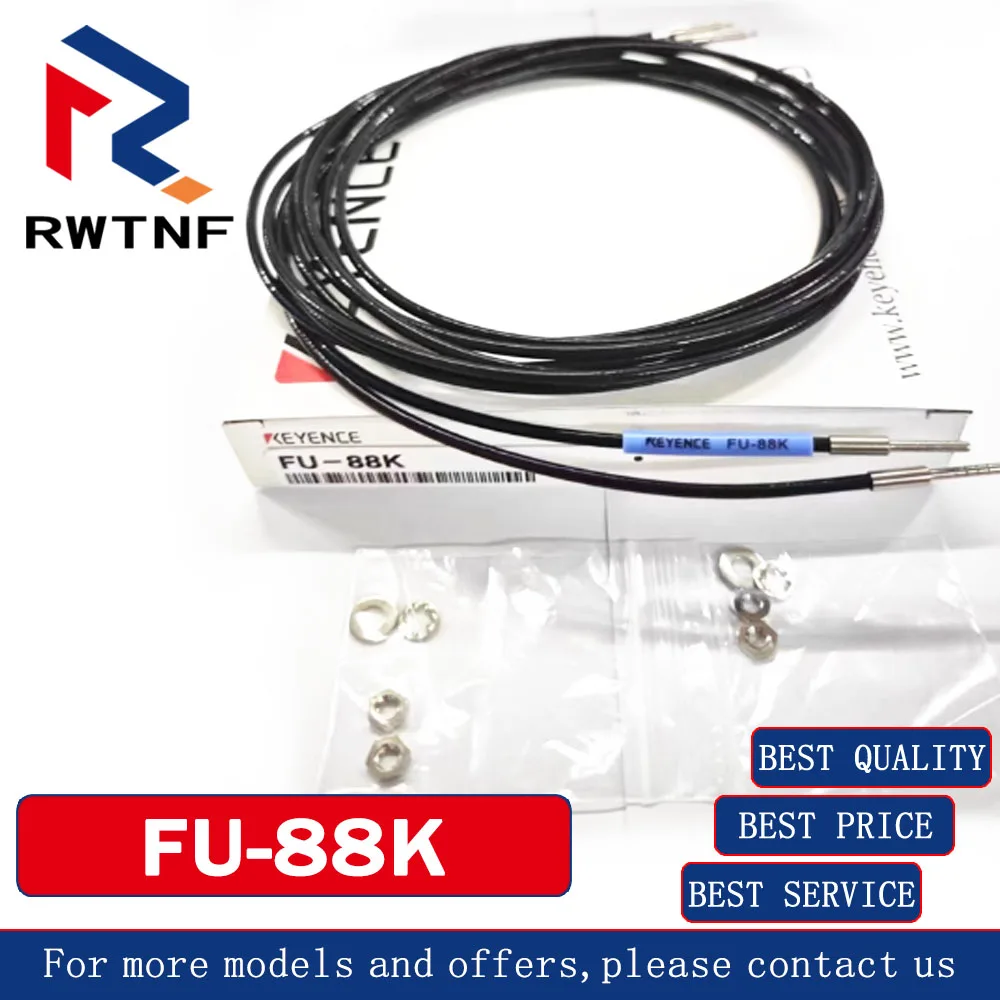 New FU-88K optical fiber sensor M4 pair radiation high temperature resistance 200 ° KEYENCE Genuine