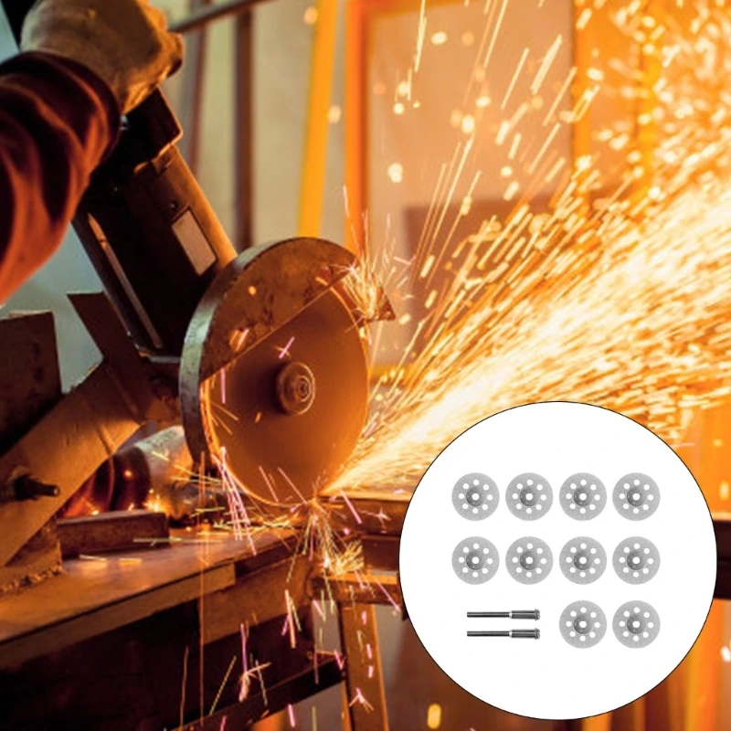 Đĩa cắt thủy tinh Bánh xe cắt kim cương Bánh xe cắt có trục gá để