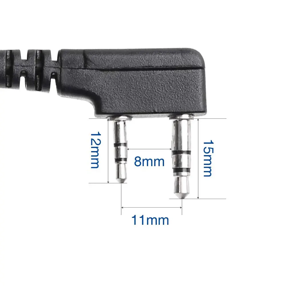 USB-кабель для программирования рации Baofeng UV-5R 888S UV-21 Pro Quansheng UV-K58 TK11 Radtel RT-860 900 с 2-контактным разъемом Kenwood