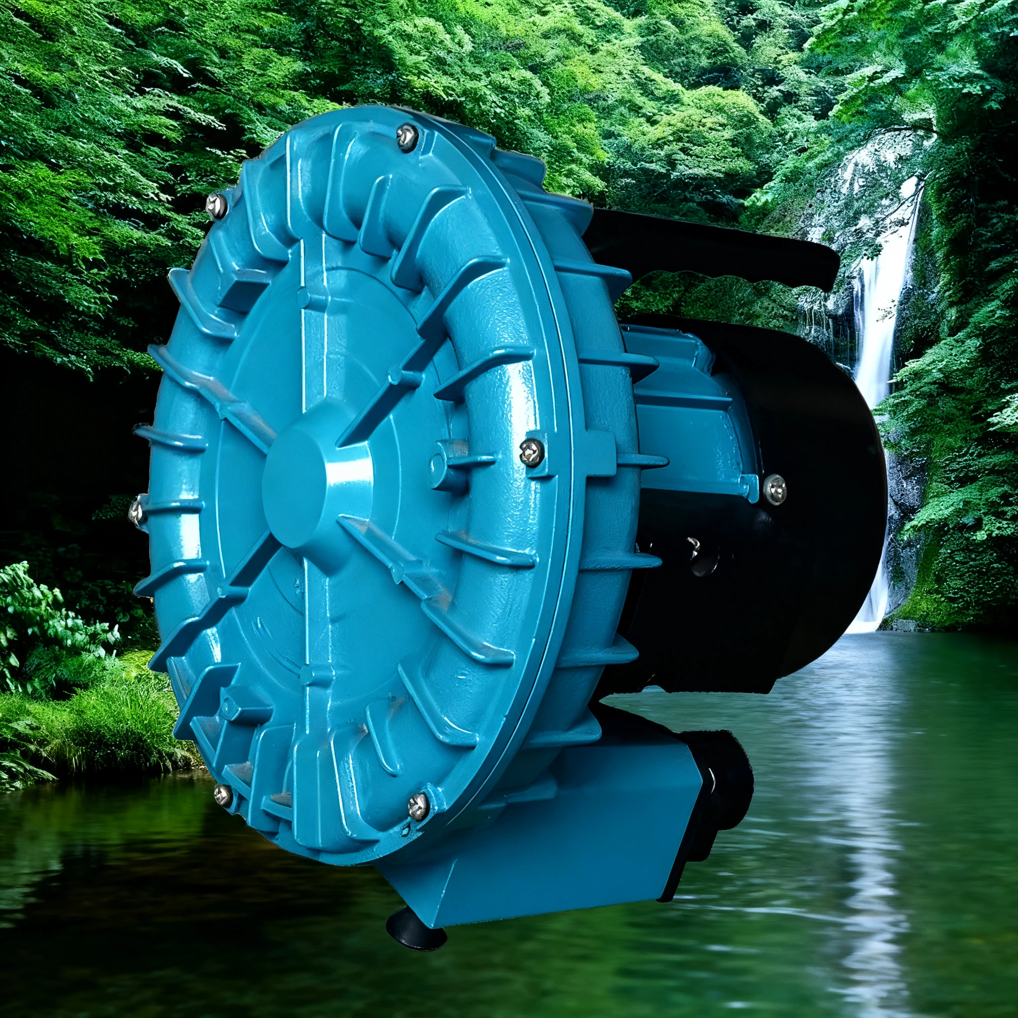 180W 540L/min RESUN GF-180C High Pressure Electric Turbo Air Blower Aquarium Seafood Air Compressor Koi Pond Air Aerator Pump