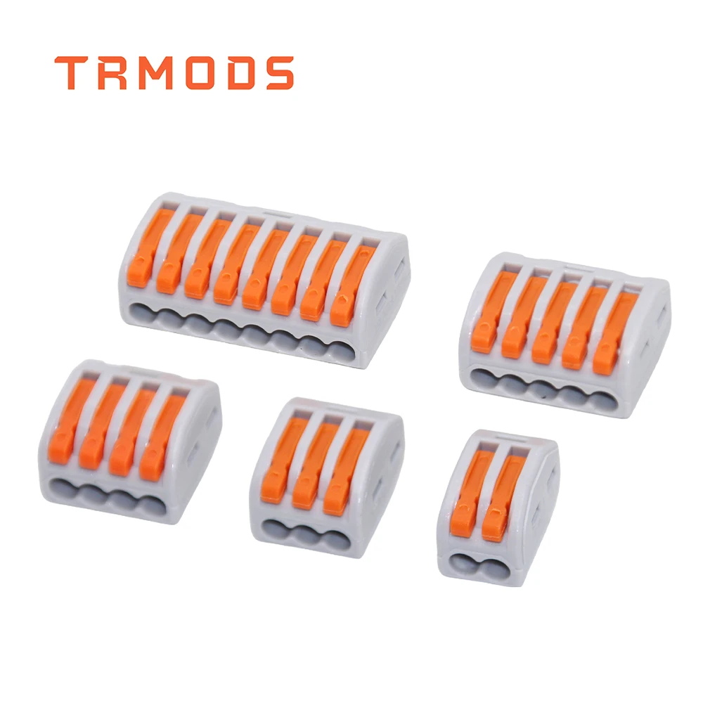 30/100PCS Push-in Electrical Wire Terminal Block Connector Fast Universal Lever Wire C Docking Electrical Connection 32A 250V