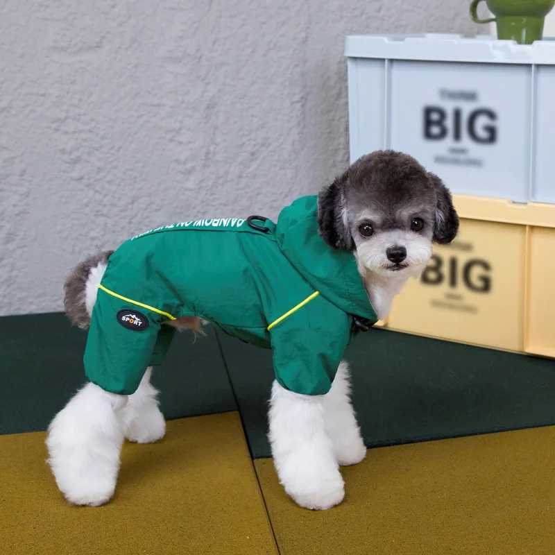 Waterproof Pet Jumpsuits Winter Fleece Dog Clothes Coat with D-ring For Small Dogs Yorkshire Bichon Puppy Clothing ropa perro