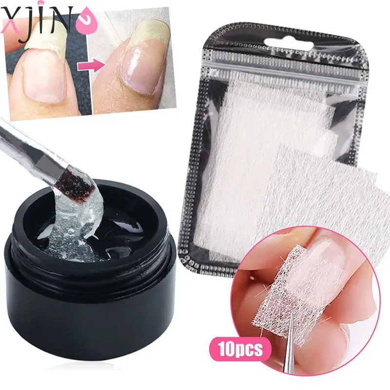 Cracked Nail Repair Extension Gel Nail Care Harmless To Nails Repair Broken Nails Suitable For UV Gel Nails Manicure Tools TSLM1