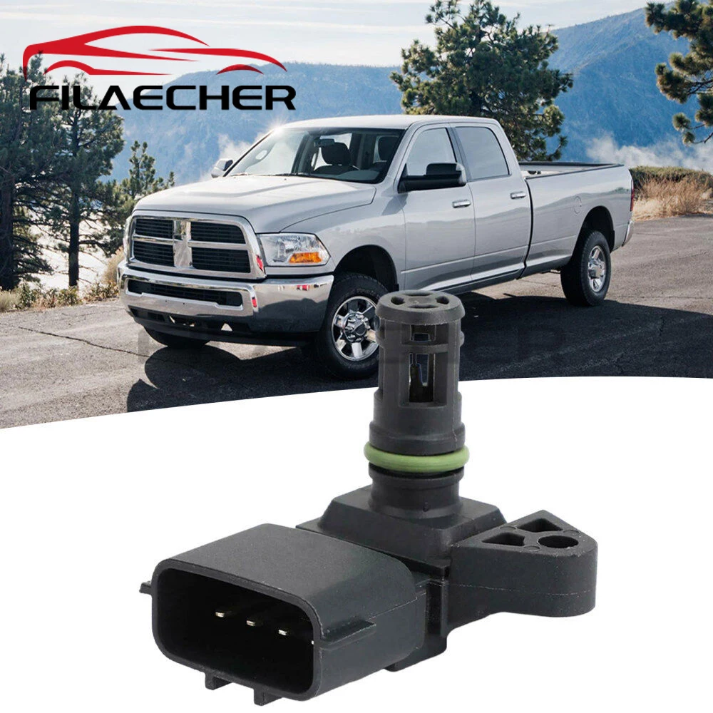 1PC 2897333 4903286 4921322 MAP Air intake Pressure Sensor For  2007-UP Dodge Ram 2500 3500 6.7