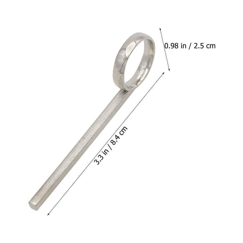 Professional Trumpet Slide Finger Ring Small Size Lightweight Wear Resistant Rust Proof Trumpet Slide Pull Ring Musical