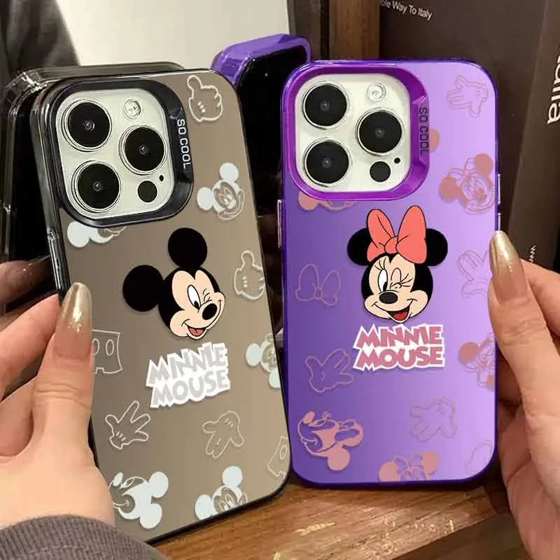 Case for Samsung Galaxy A55 A35 A25 A15 A05 A05S 5G A13 A23 A12 A22 A32 A52 A52S A72 A51 A71 4G Disney Mickey Minnie Mouse Phone