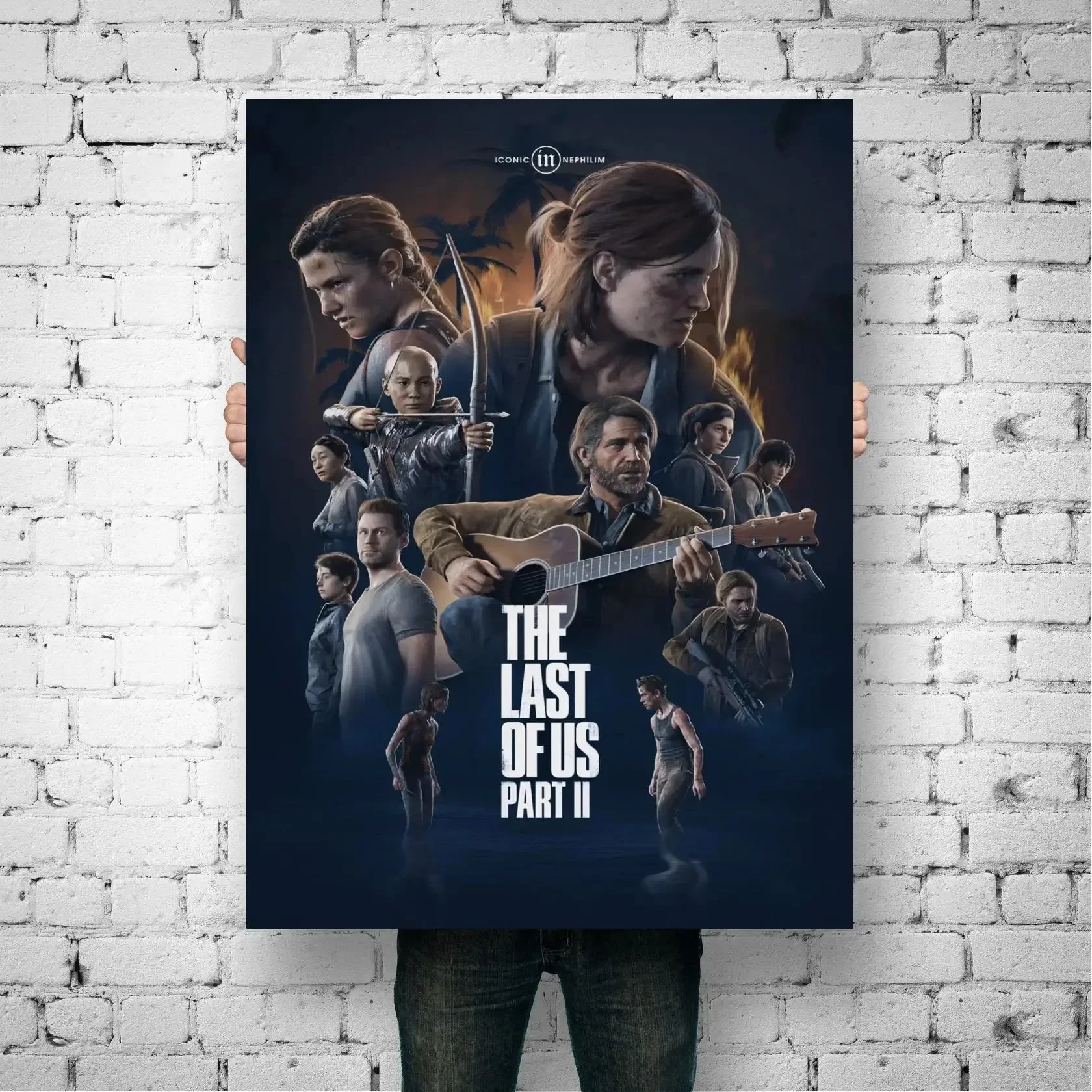 الكلاسيكية The Last Of Us الجزء الثاني - الألعاب الجمالية قماش اللوحة الملصقات والمطبوعات جدار صورة فنية لتزيين غرفة المعيشة
